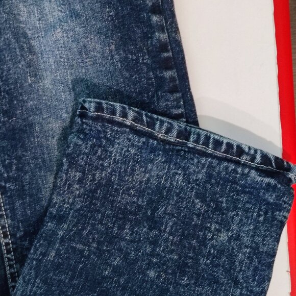 I jeans by Buffalo Spencer-X straight dark wash stone washed blue men's sz 34 - Picture 13 of 16